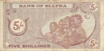 Biafra/Biafra 5 SHILLINGS 1967 Verso