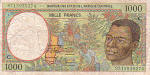 Congo/Congo 1000 FRANCS 1997 Recto
