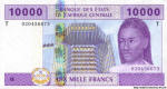 Congo/Congo 10000 FRANCS 2002 Recto