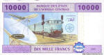 Congo/Congo 10000 FRANCS 2002 Verso