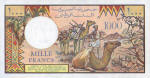 Djibouti/Djibouti 1000 FRANCS 1991 Verso