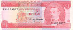 Barbade/Barbados 1 DOLLAR 1973 Recto
