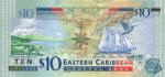 St Christophe et Niévès/St Kitts and Nevis 10 DOLLARS 2003 Verso