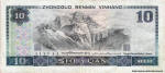 Chine/China 10 YUAN 1980 Verso