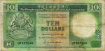 Hong Kong/Hong Kong 10 DOLLARS 1988 Recto