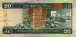 Hong Kong/Hong Kong 20 DOLLARS 1995 Verso