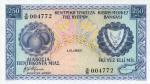 Chypre/Cyprus 250 MILS 1982 Recto