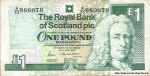 Ecosse/Scotland 1 POUND 1989 Recto
