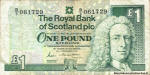Ecosse/Scotland 1 POUND 1990 Recto