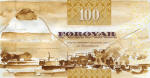 Féroé (îles)/Faeroe islands 100 KRONUR 2001 Verso