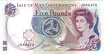 Man (Ile de)/Man (Isle of) 5 POUNDS 1983 Recto