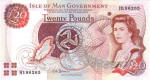 Man (Ile de)/Man (Isle of) 20 POUNDS 1983 Recto