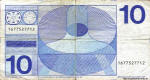 Pays-Bas/Netherlands 10 GULDEN 1968 Verso