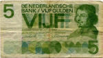 Pays-Bas/Netherlands 5 GULDEN 1966 Recto