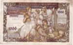 Serbie/Serbia 1000 DINARS 1941 Verso