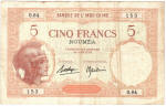 Nouvelle Calédonie/New Caledonia 5 FRANCS 1926 Recto