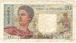 Nouvelle Calédonie/New Caledonia 20 FRANCS 1963 Recto