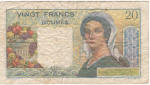 Nouvelle Calédonie/New Caledonia 20 FRANCS 1963 Verso