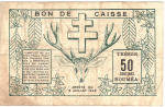 Nouvelle Calédonie/New Caledonia 50 CENTIMES 1942 Verso