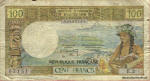 Tahiti/Tahiti 100 FRANCS 1971 Recto