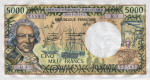 Tahiti/Tahiti 5000 FRANCS 1985 Recto